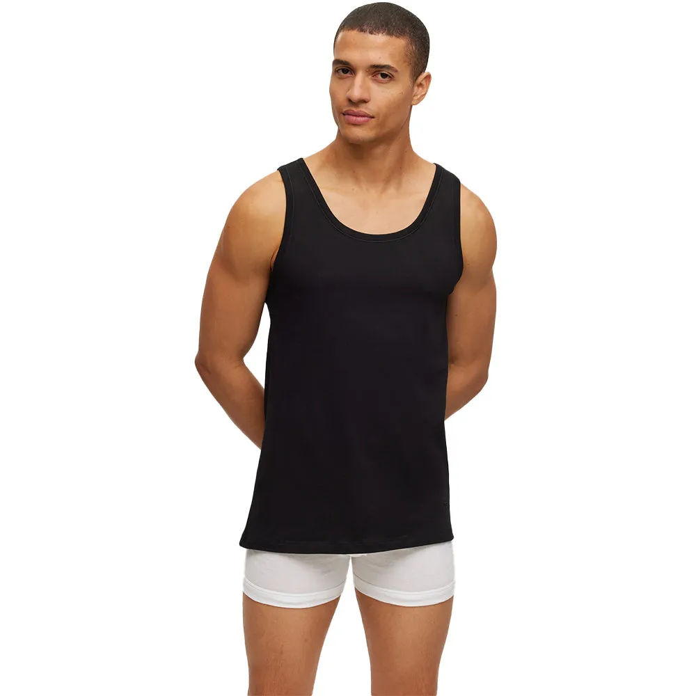 3-Pack Classic-Fit Tank Top Vests, Black