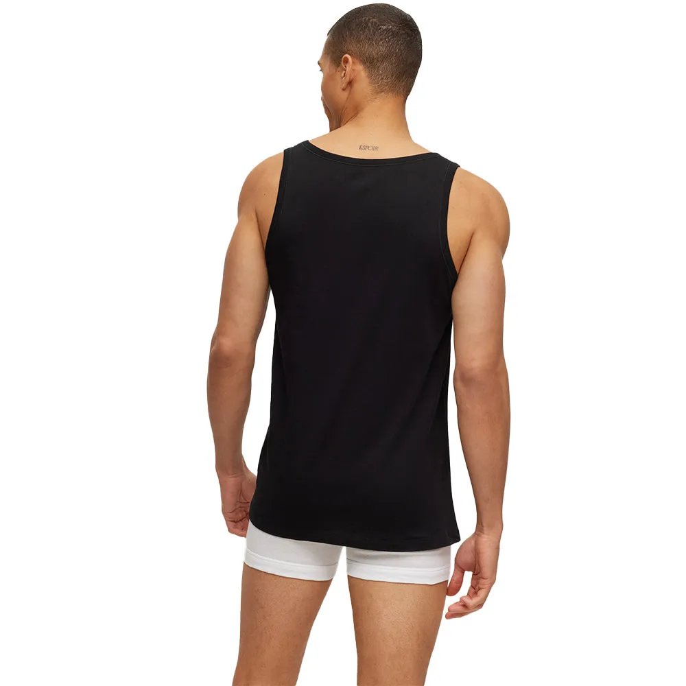 3-Pack Classic-Fit Tank Top Vests, Black