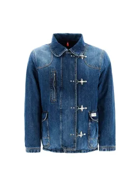 4-Hooks Denim Jacket