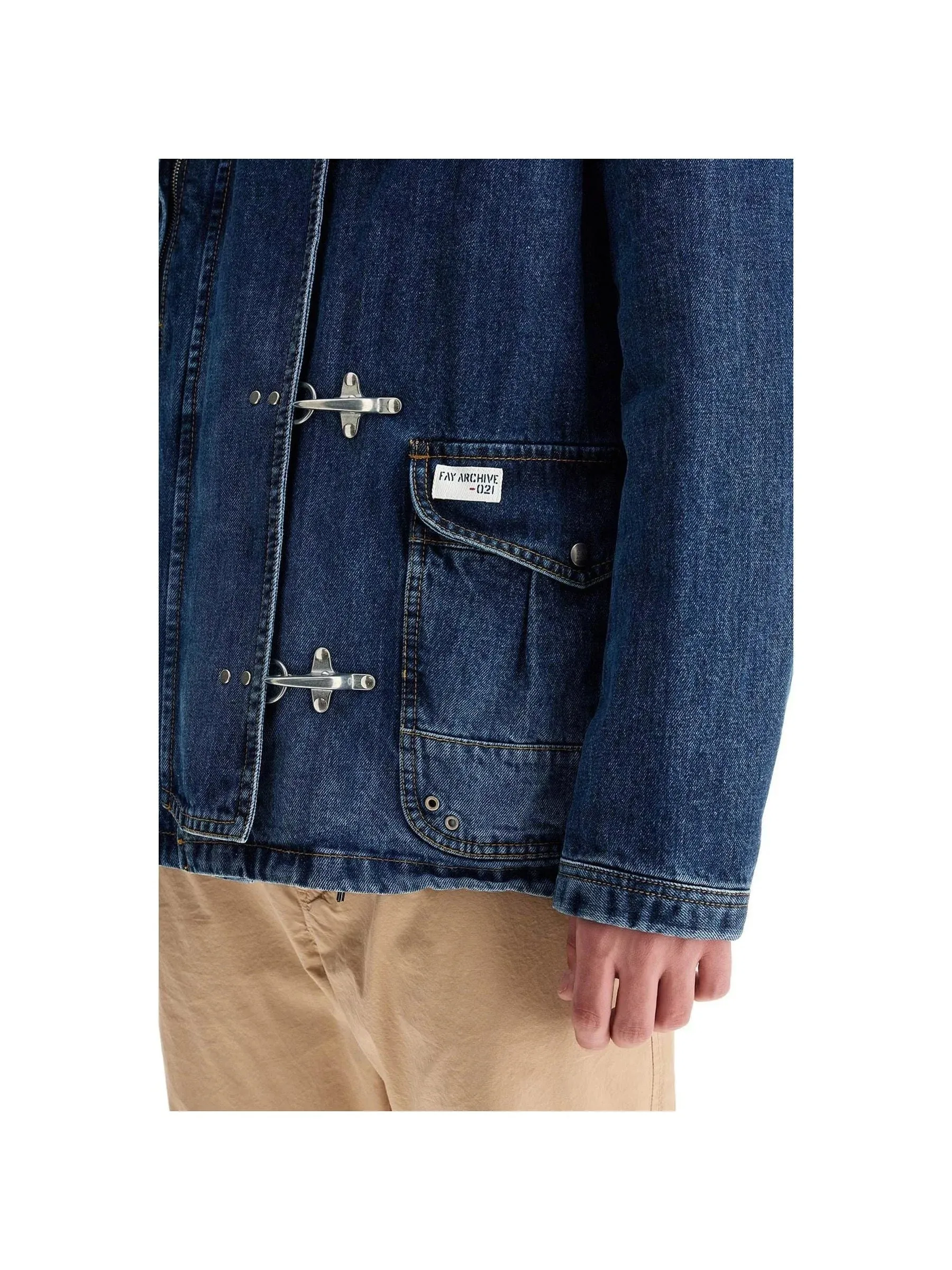 4-Hooks Denim Jacket