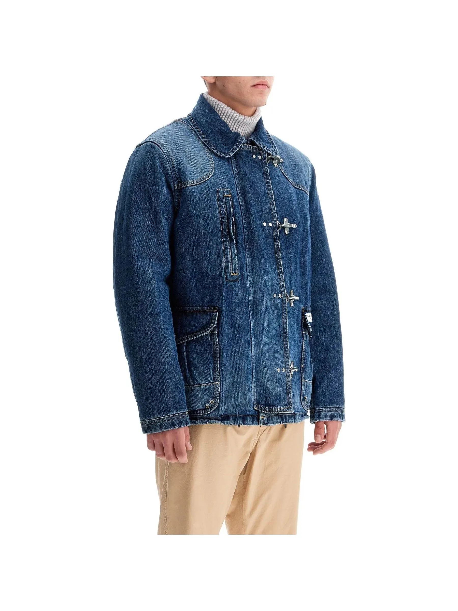 4-Hooks Denim Jacket