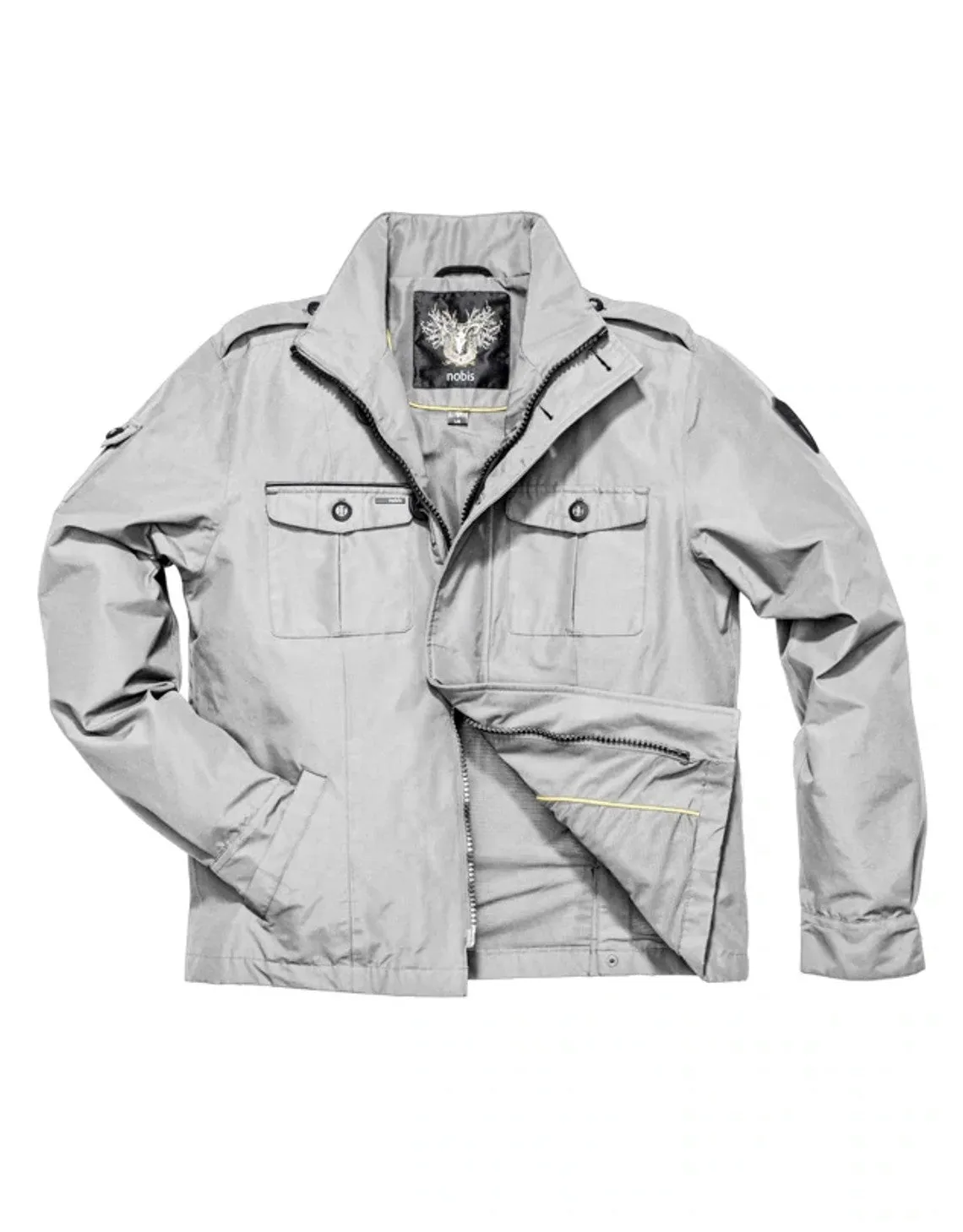 ADMIRAL MEN'S SHIRT JACKET LT GREY