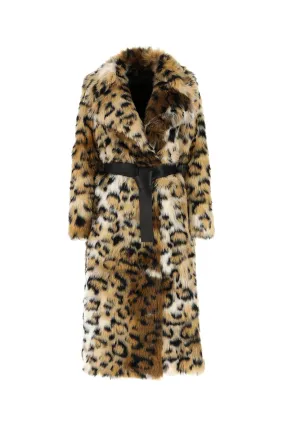 Alanui Belted Faux Fur Coat