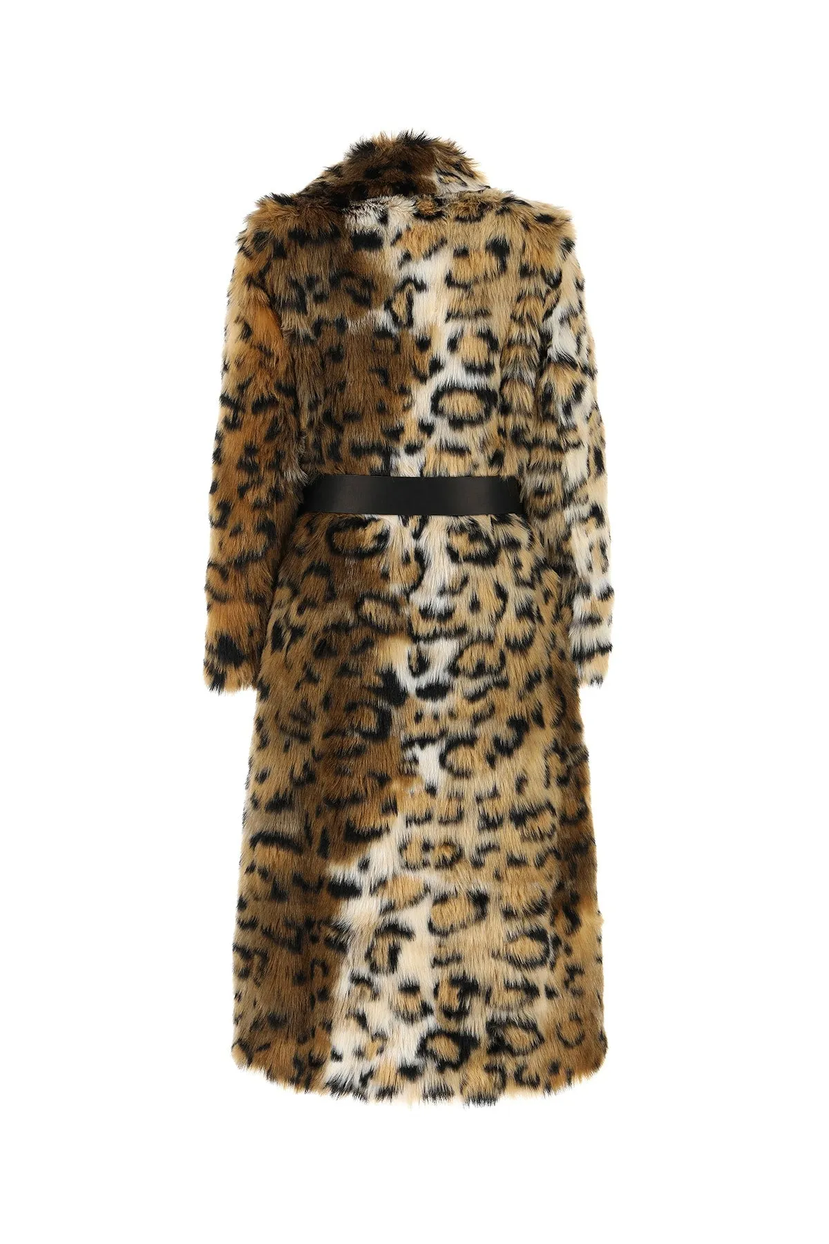 Alanui Belted Faux Fur Coat