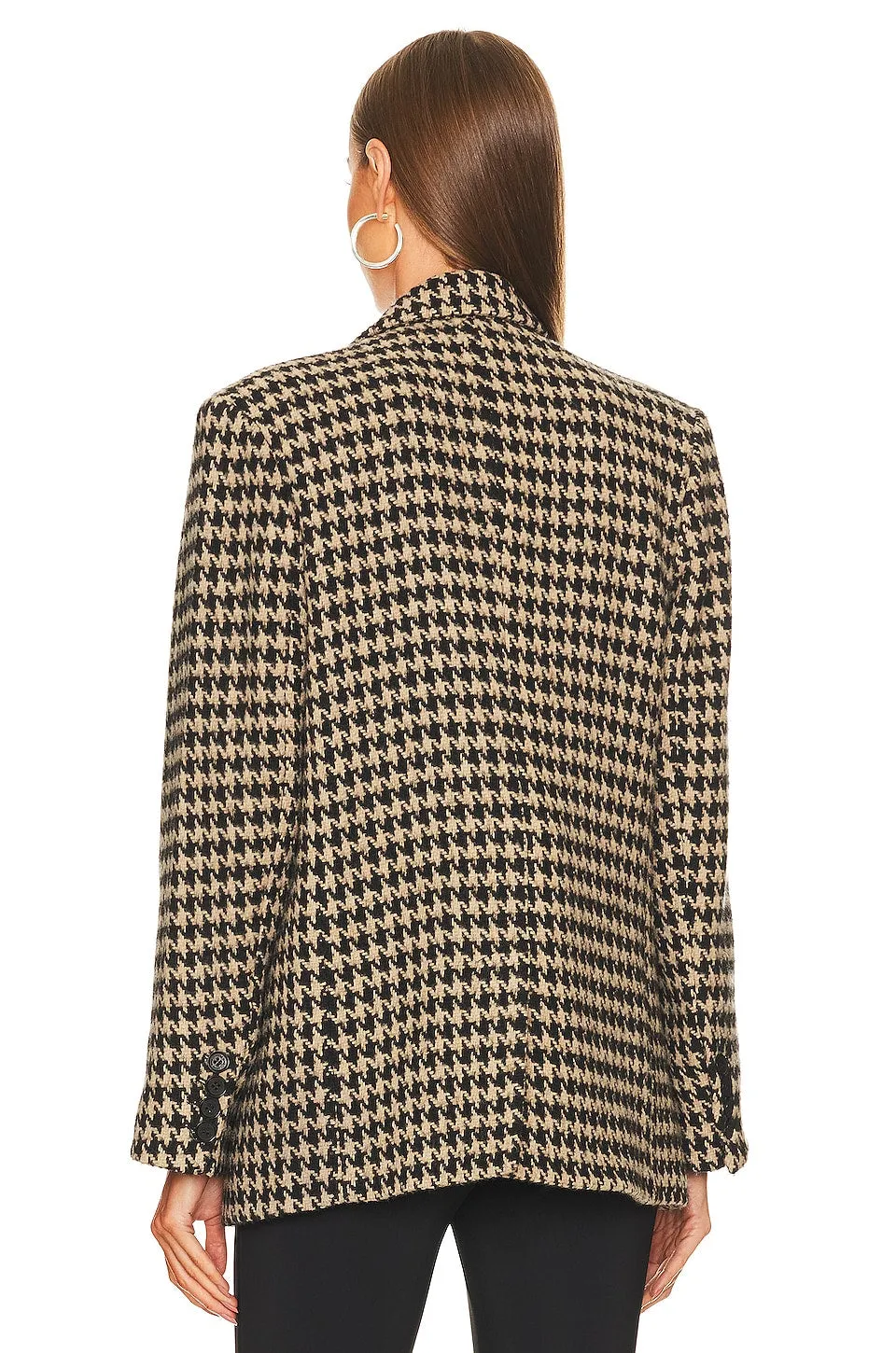 ANINE BING Kaia Blazer, Houndstooth