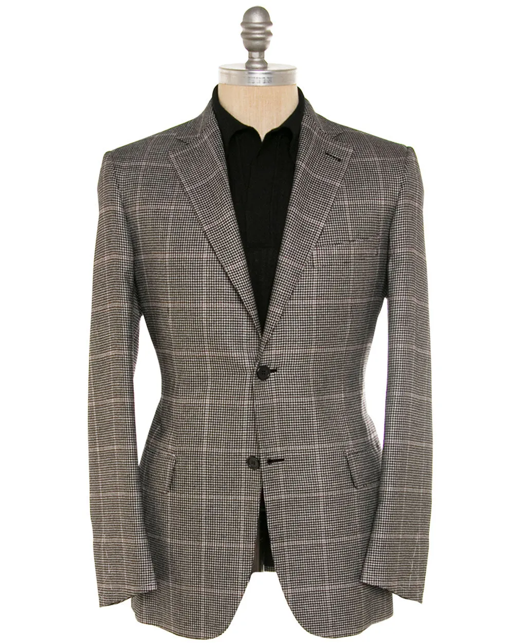 Black and White with Rose Houndstooth Sportcoat