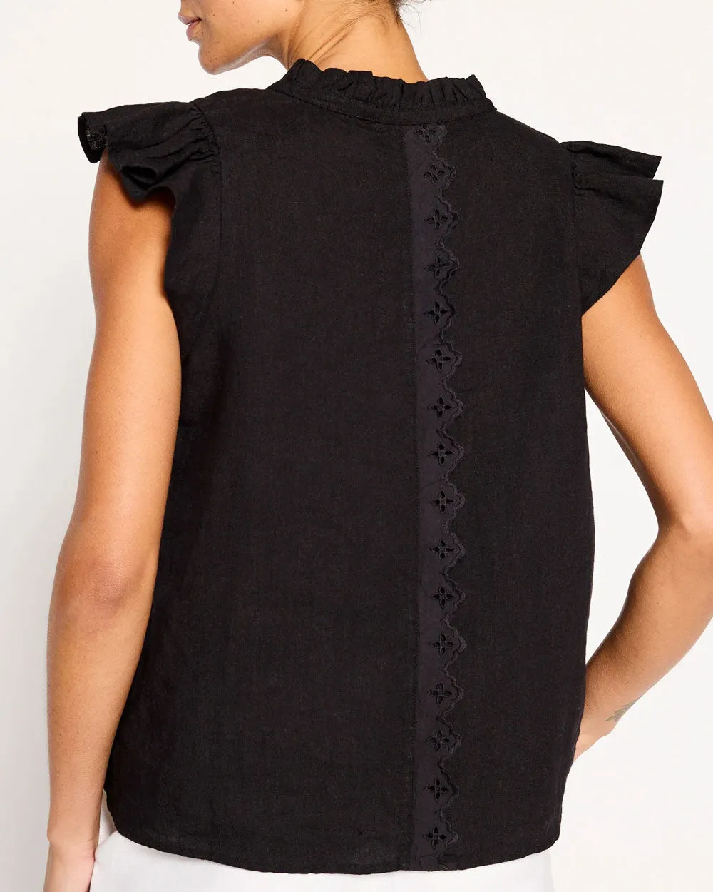 Black Onyx Sleeveless Blouse