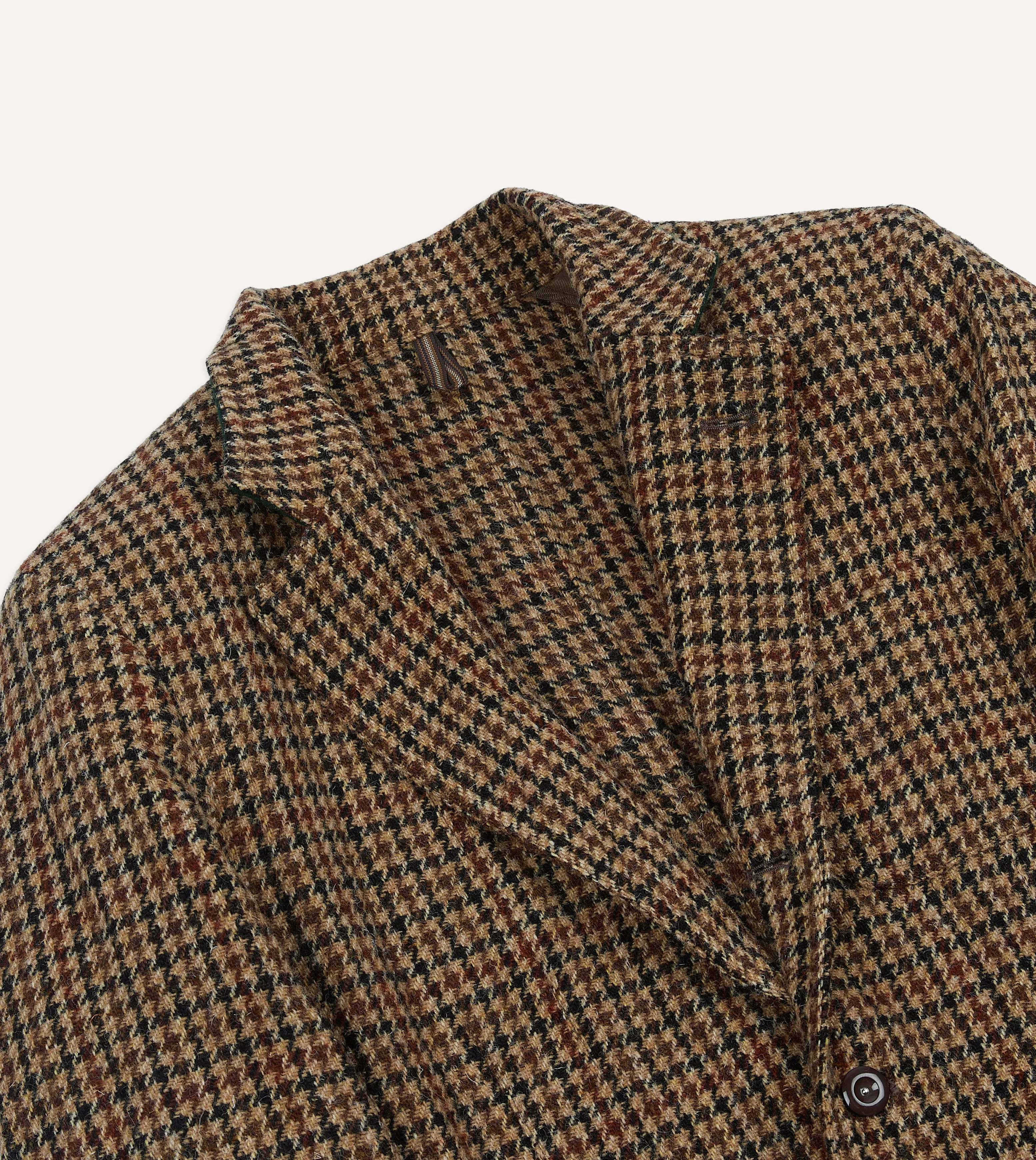 Brown Houndstooth Check Harris Tweed Games Blazer Mk. VII