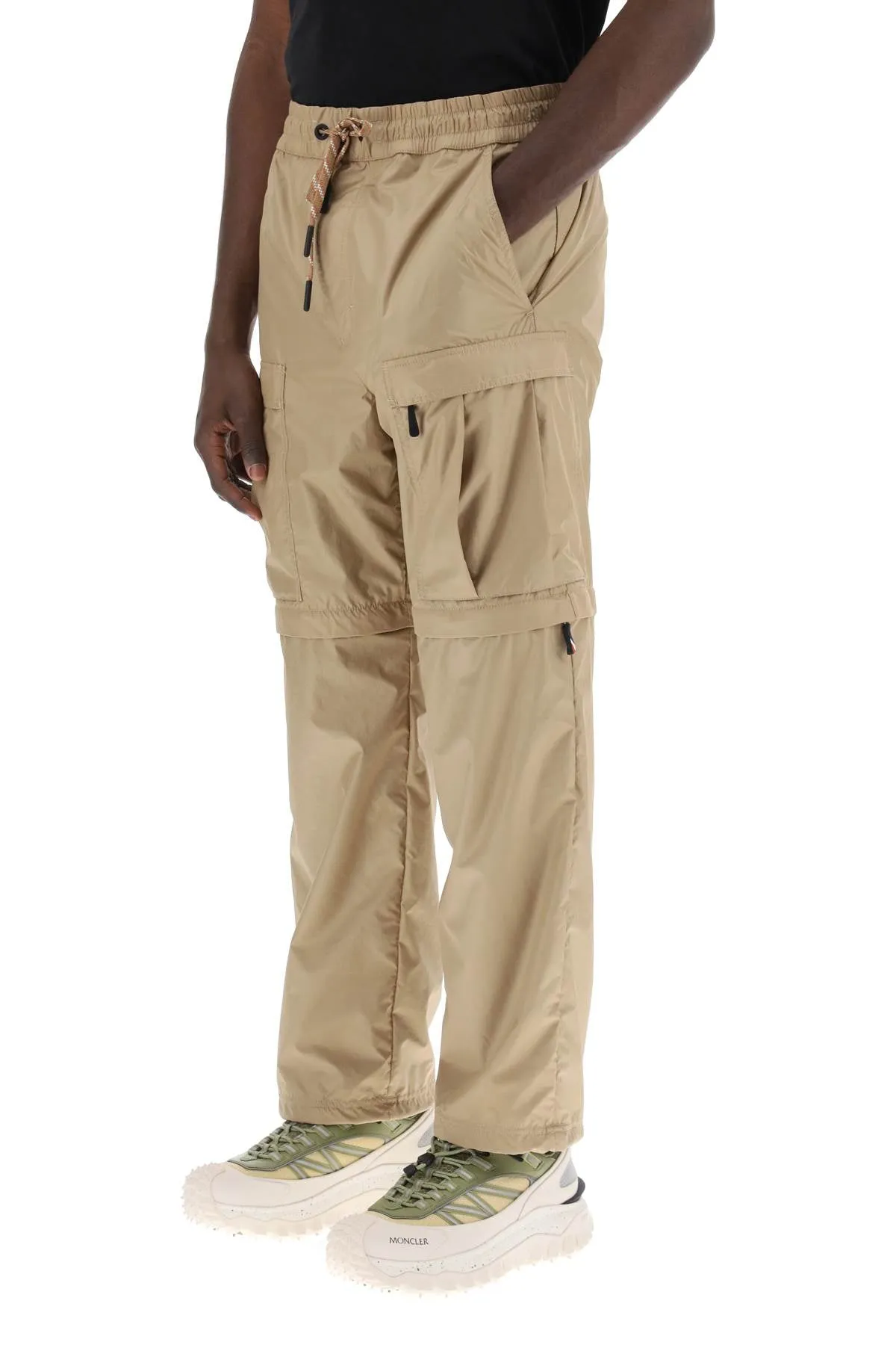 convertible ripstop pants in italian