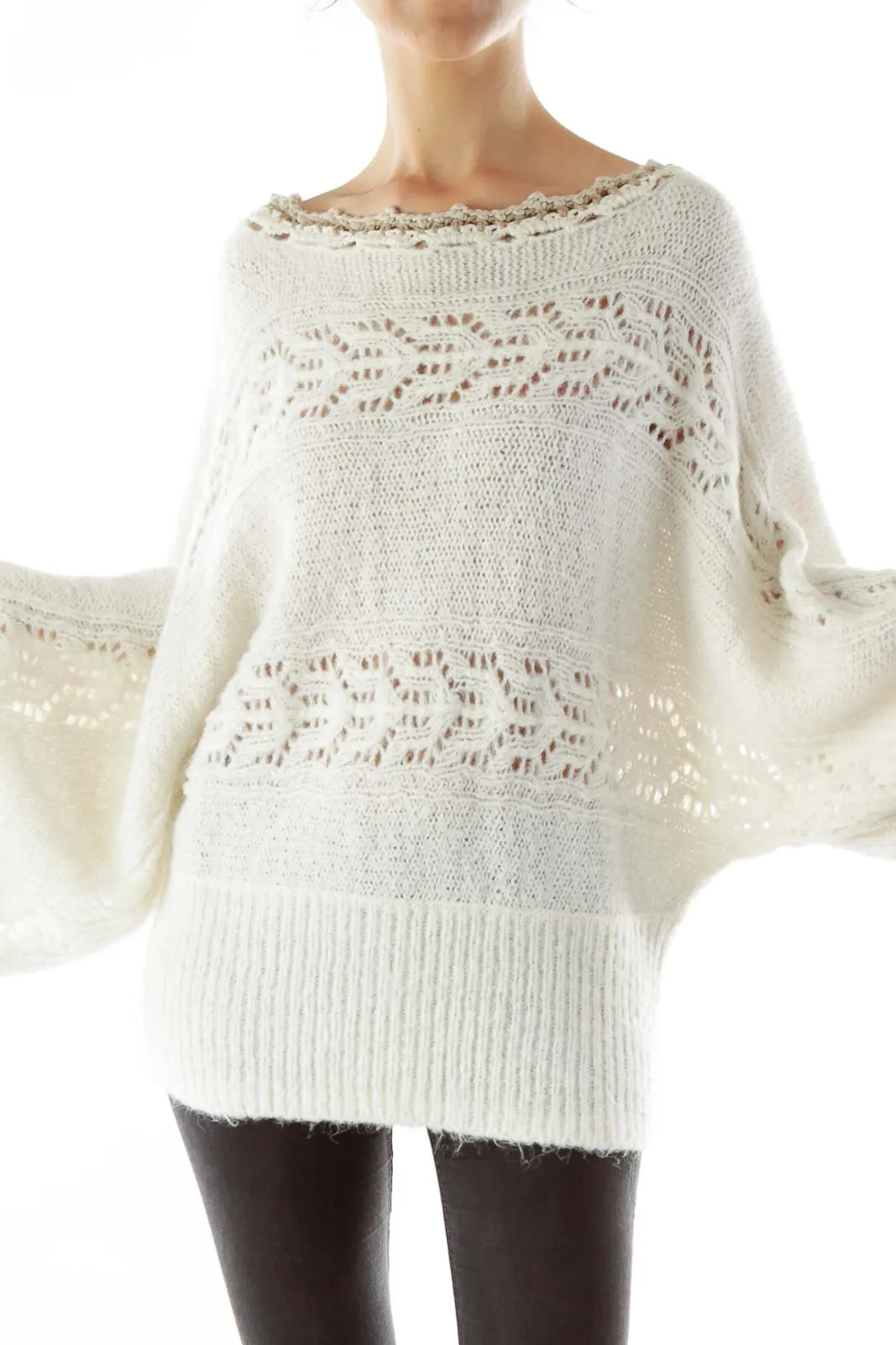 Cream Knit Sweater