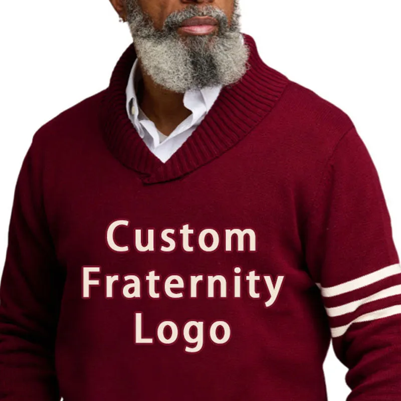 Custom Wholesale Greek Knit Sweater Fraternity Sweater OEM/ODM Greek Sweater Manufacturer KAP