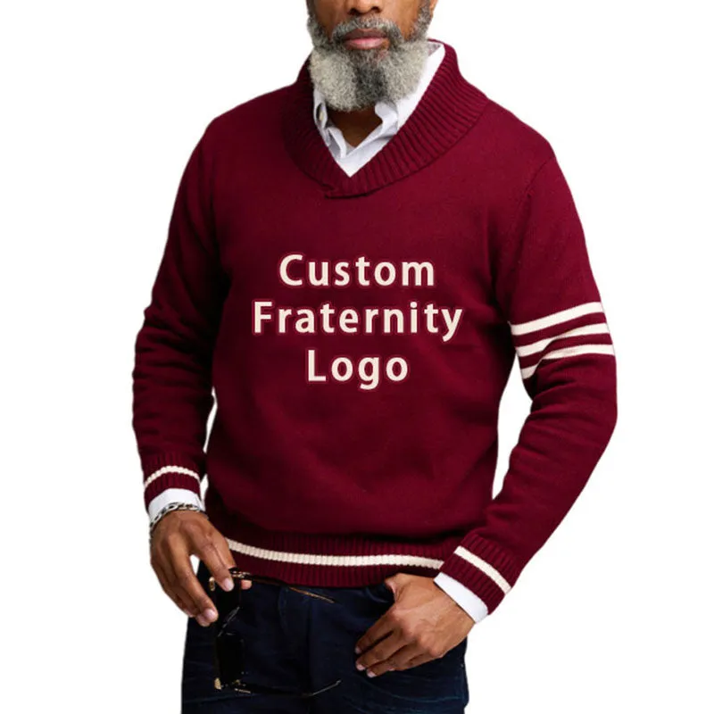 Custom Wholesale Greek Knit Sweater Fraternity Sweater OEM/ODM Greek Sweater Manufacturer KAP