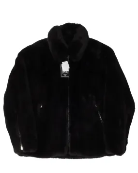 Faux Fur Skull & Crossbones Jacket