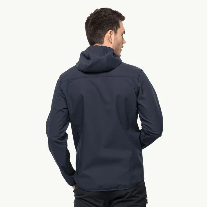 Jack Wolfskin Men's Bornberg Hoody Softshell Jacket| Night Blue