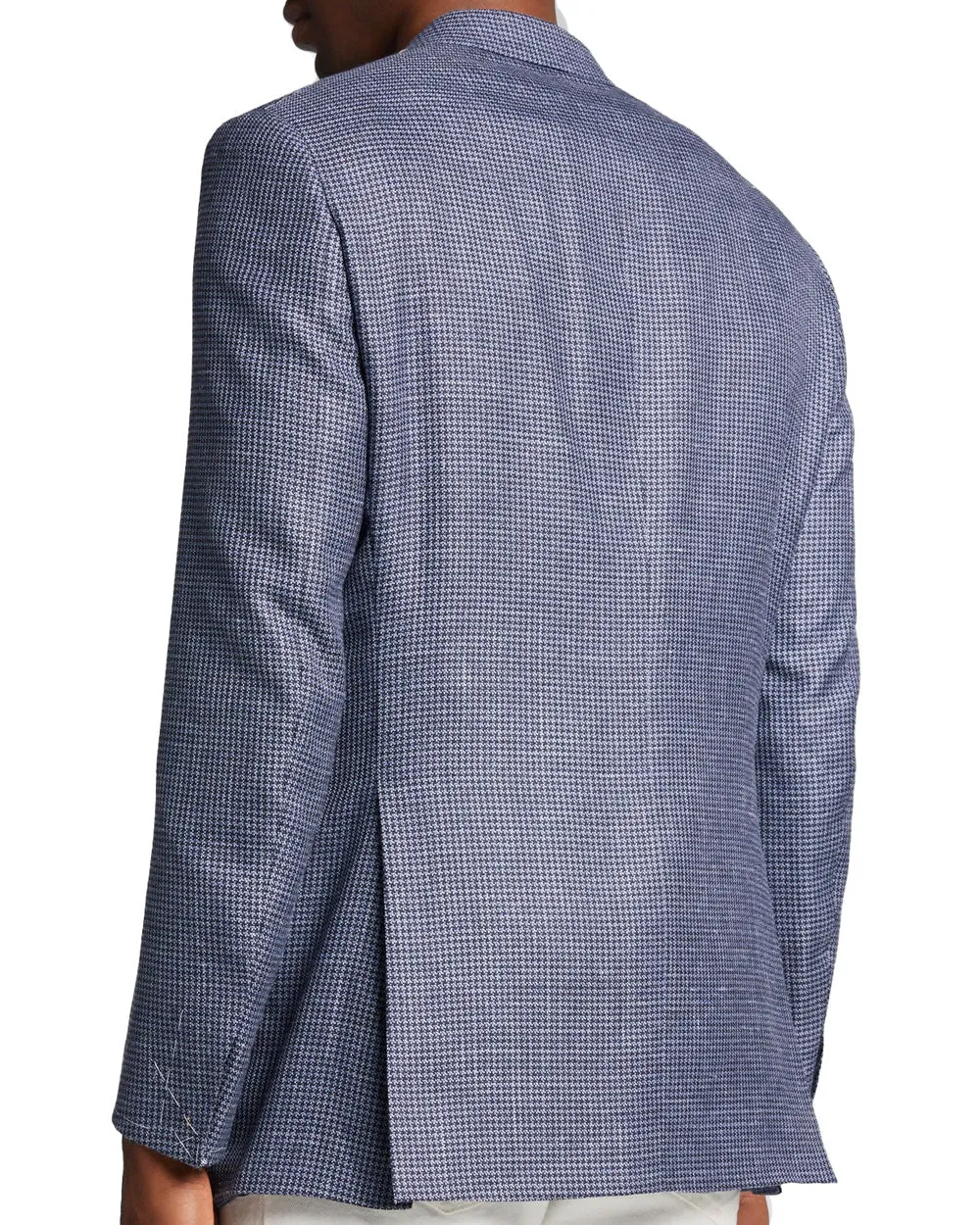 Light Blue Houndstooth Sportcoat