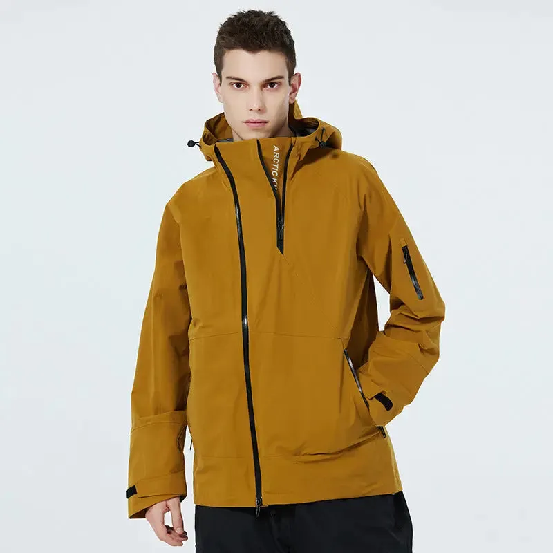 Men Insulation Windproof Skiing Jackets with Inner Puff Jacket