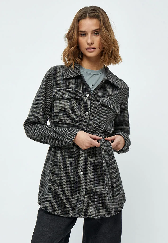 MSMinja Jacket - Slate Brown Checked