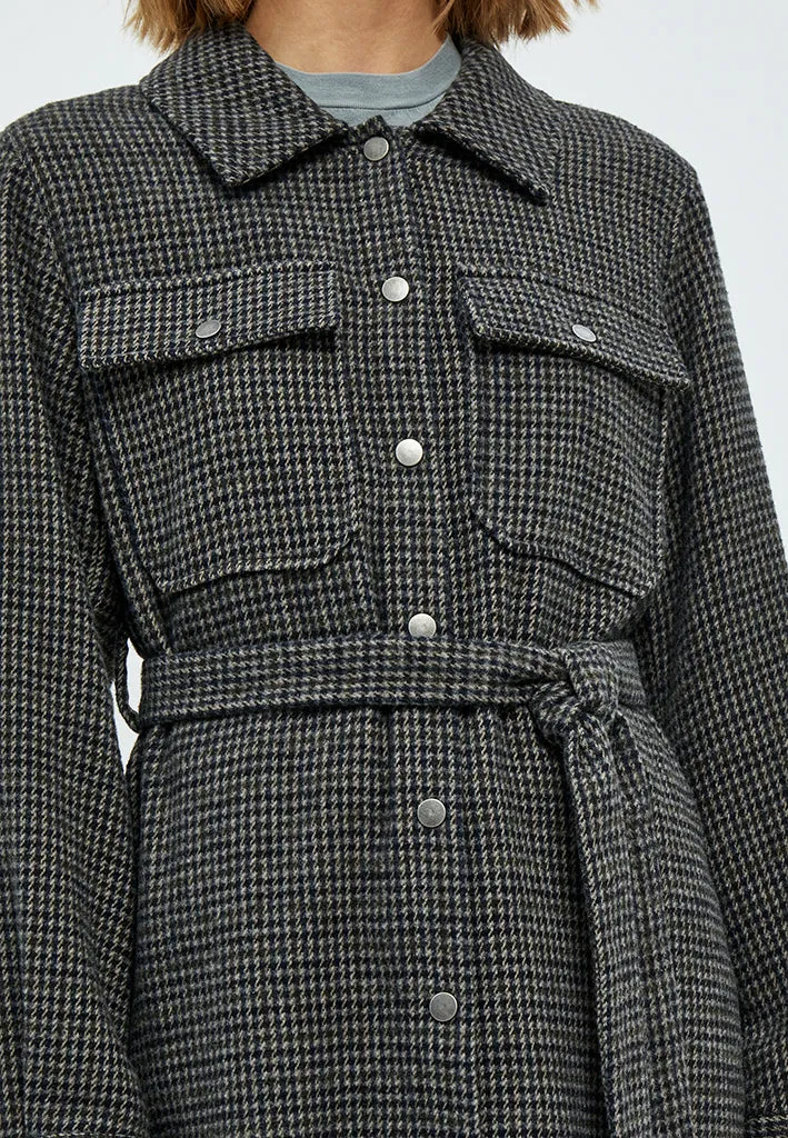 MSMinja Jacket - Slate Brown Checked