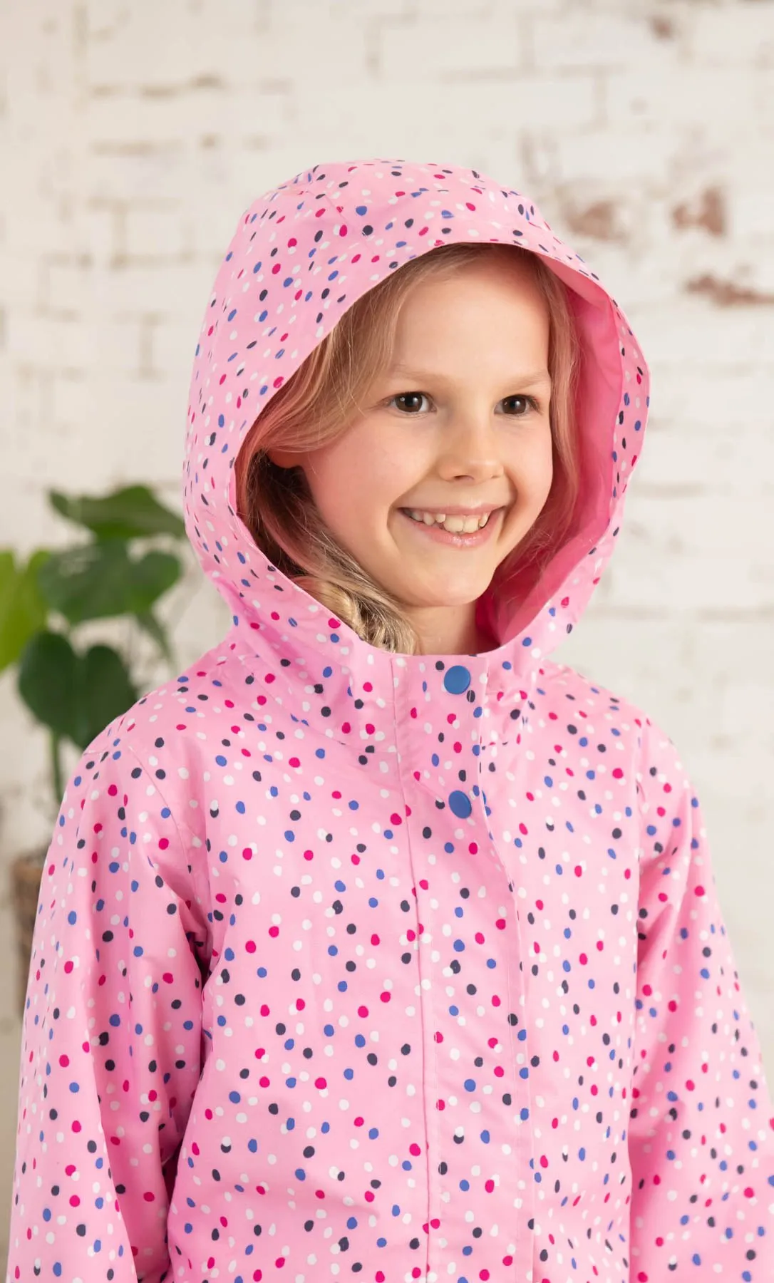 Olivia Jacket - Rose Pink Dot