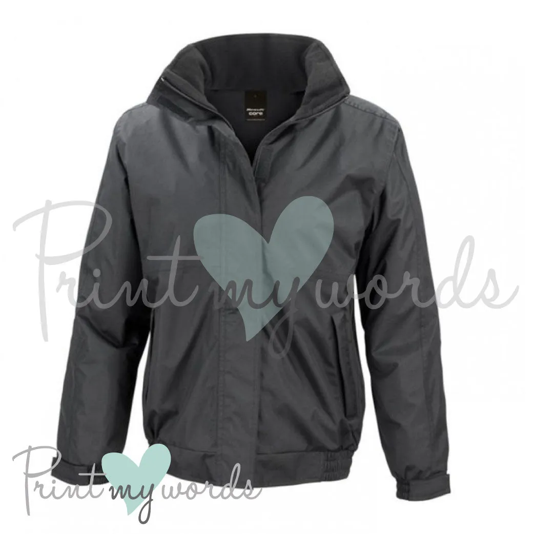 Personalised Waterproof Equestrian Jacket Coat Blouson - Carriage Driving Team