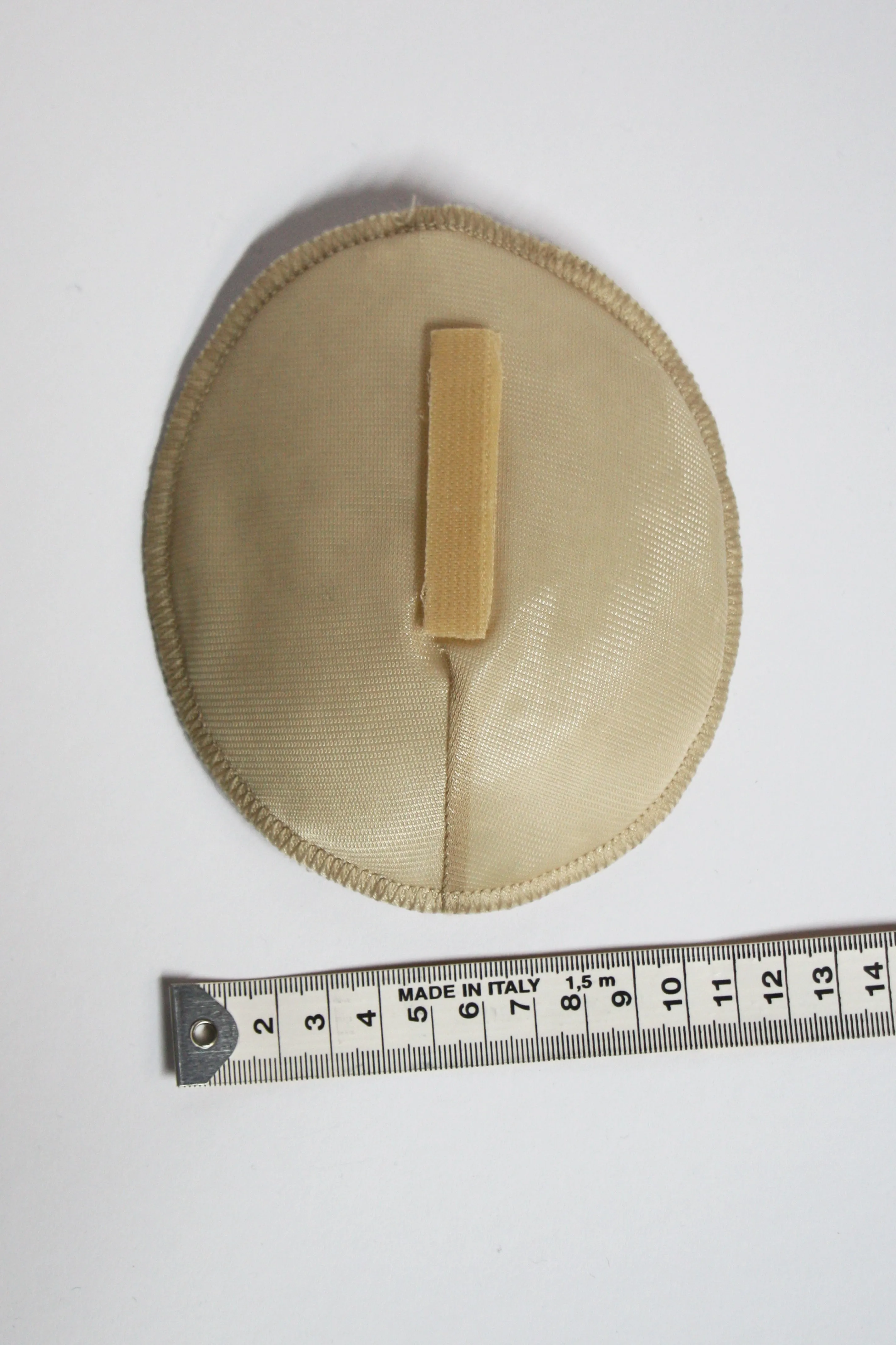 Rounded Nude Shoulder Pad with Velcro Strip