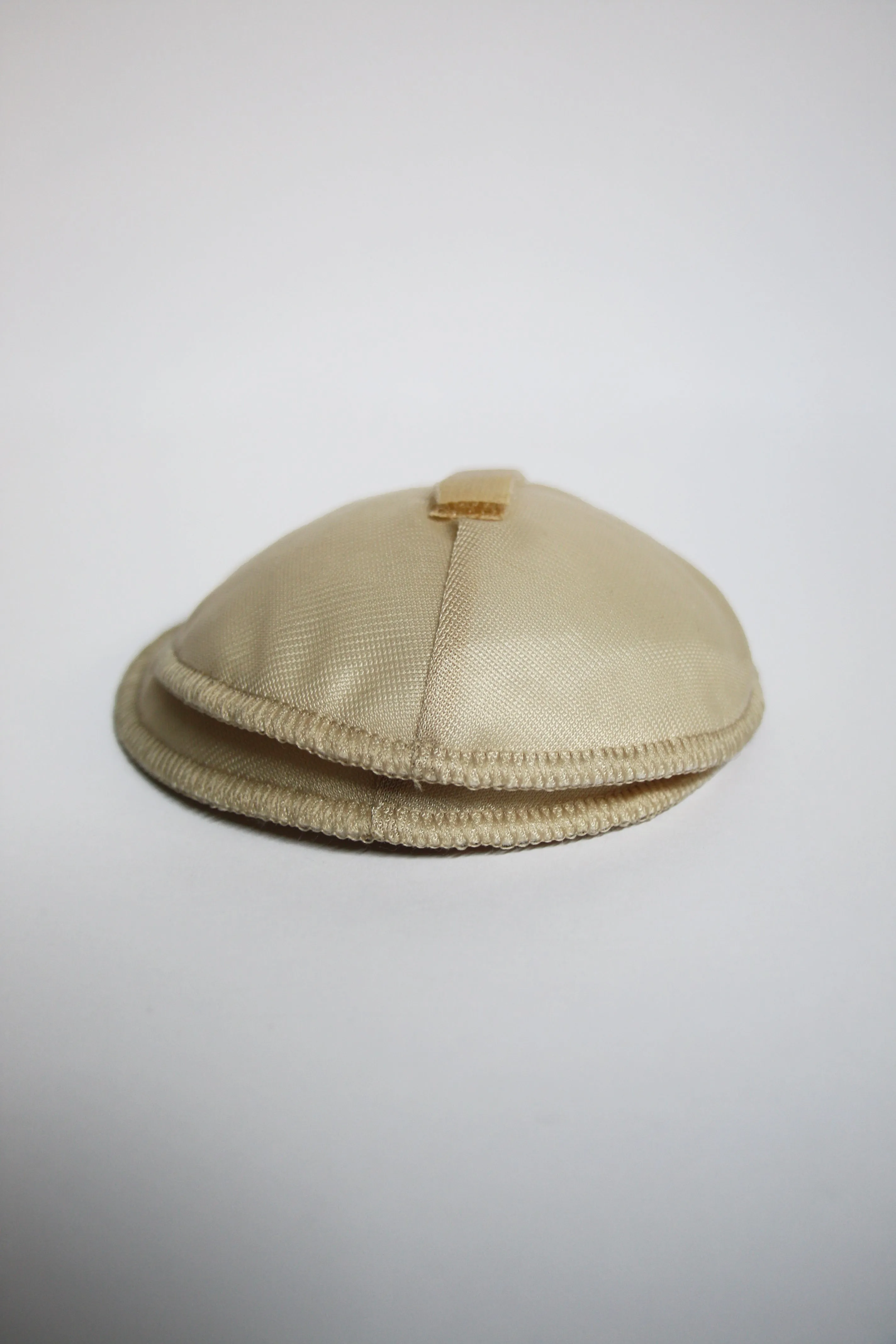 Rounded Nude Shoulder Pad with Velcro Strip