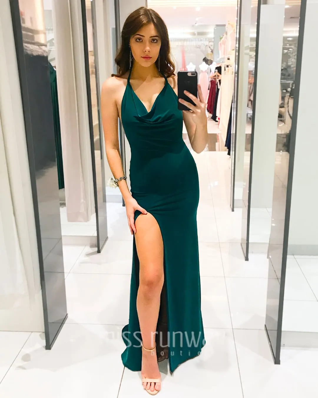 Roxy Gown - Emerald Green