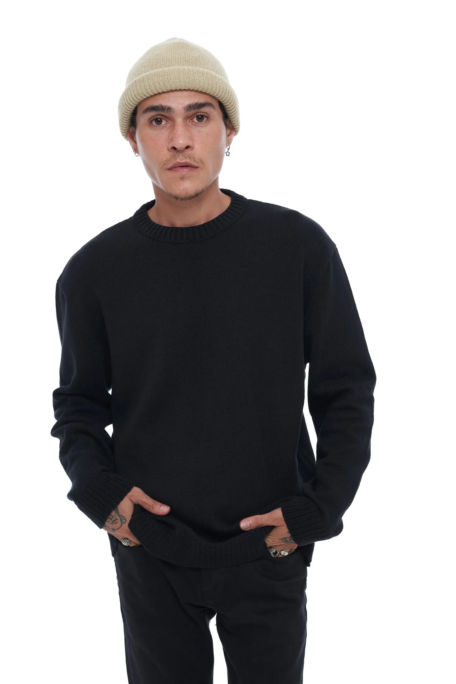 Russell Knit Sweater - Black