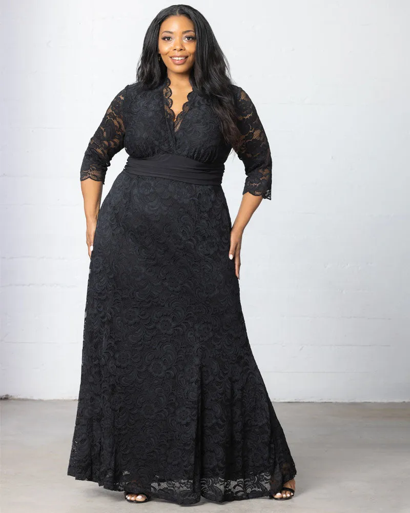 Screen Siren Lace Evening Gown