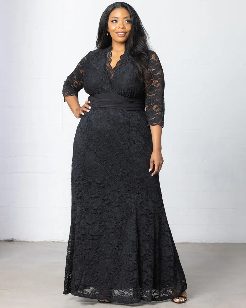 Screen Siren Lace Evening Gown