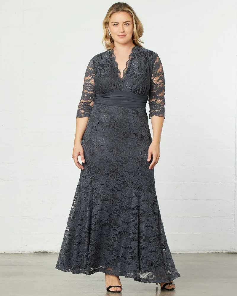 Screen Siren Lace Evening Gown