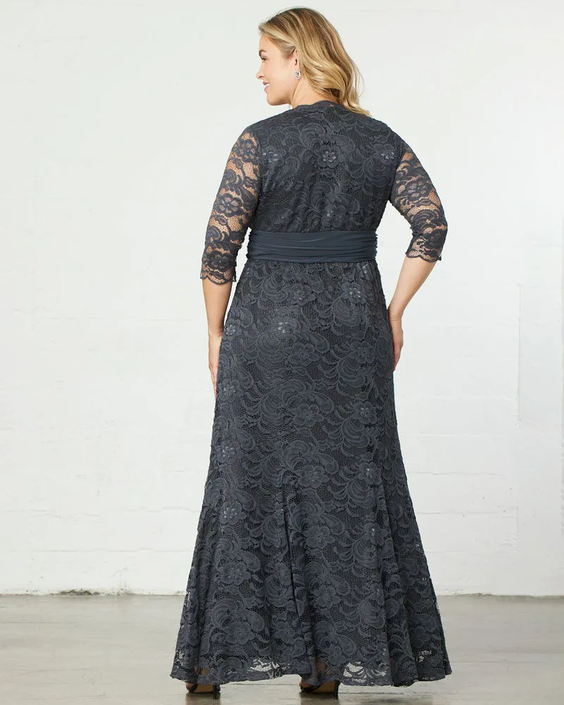 Screen Siren Lace Evening Gown