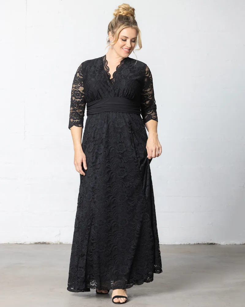 Screen Siren Lace Evening Gown