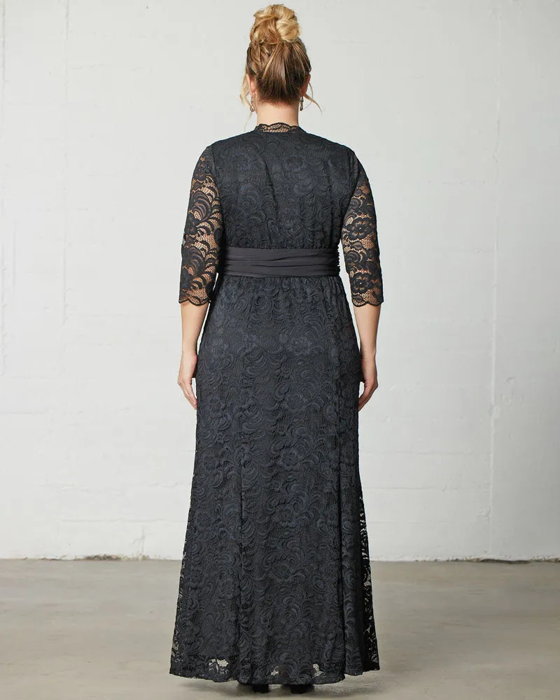 Screen Siren Lace Evening Gown