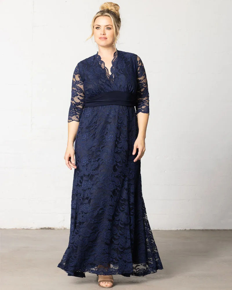 Screen Siren Lace Evening Gown