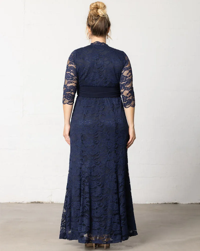 Screen Siren Lace Evening Gown